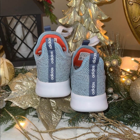 Adidas Women's Sneakers - Light Blue and White - Picture 3 of 5